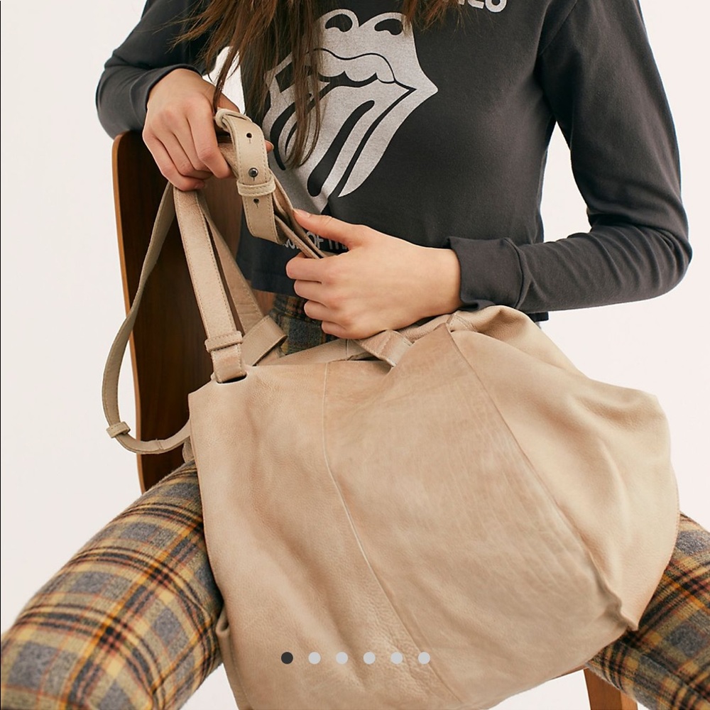 Free People Sid Distressed Tote